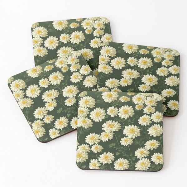 Item preview, Chrysanthemum Flower Pattern for November designed and sold by FamiliarPufferfish.