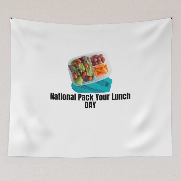 Item preview, national pack your lunch day 2023 designed and sold by xkiyal Art.