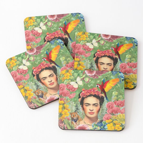 Item preview, Frida Kahlo Green Tiger designed and sold by Muycote.