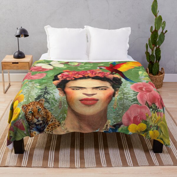 Item preview, Frida Kahlo Green Tiger designed and sold by Muycote.