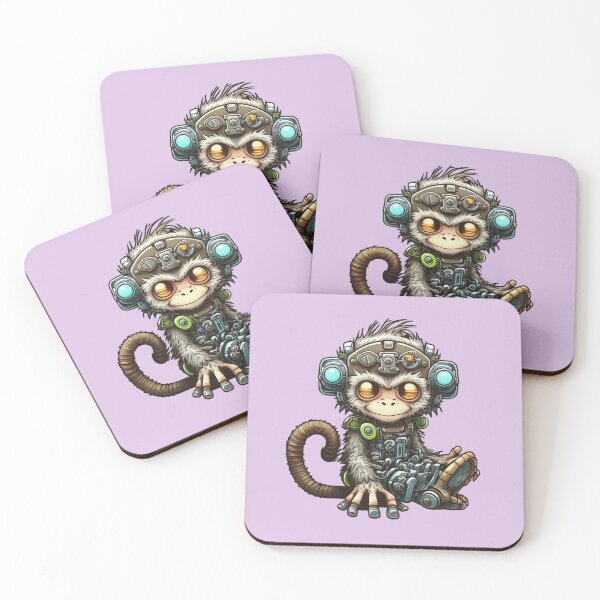 Item preview, Magical Mechanical Monkey Monster - Maintenance Time designed and sold by DreamsGD.