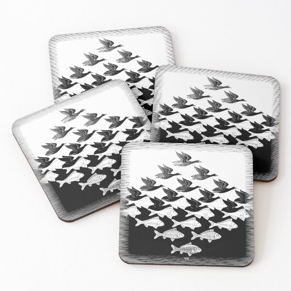 Item preview, Escher - Sky and Water designed and sold by funnypixels.