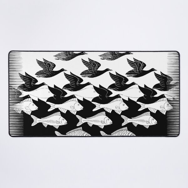 Aperçu de l'œuvre Escher - Ciel et eau créée et vendue par funnypixels.