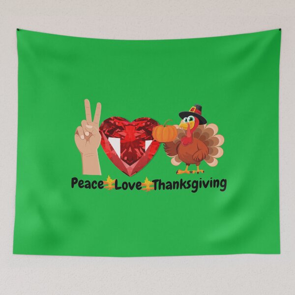 Item preview,  Peace Love Thanksgiving designed and sold by RascalsDesigns.