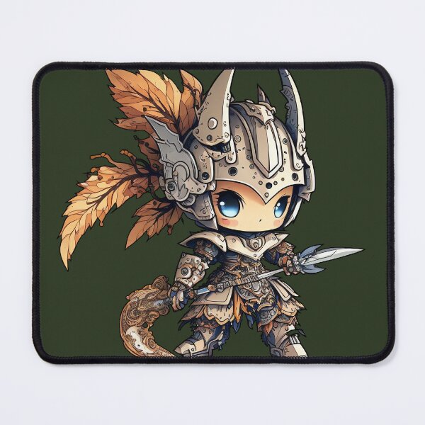Item preview, Adorable Chibi Armored Knight - Bronze Reaper designed and sold by DreamsGD.