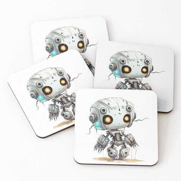 Item preview, Adorable Chibi Mechanoid Monster (With a Slight Leakage Problem) designed and sold by DreamsGD.
