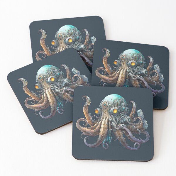 Item preview, Magical Mechanical Monster - Cyber-Octopus of the Depths designed and sold by DreamsGD.