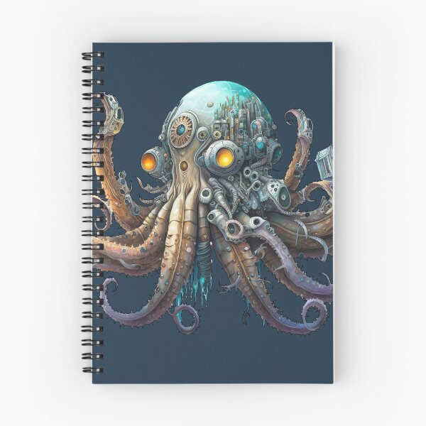 Item preview, Magical Mechanical Monster - Cyber-Octopus of the Depths designed and sold by DreamsGD.
