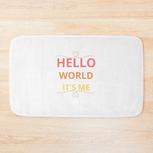 Item preview, hello world it's me designed and sold by Bellife.
