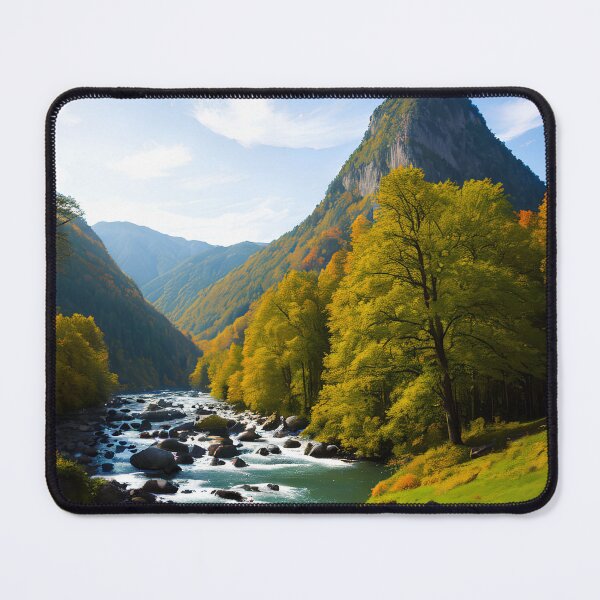 Item preview, Discover the Beauty of the Mountains and Rivers in this Landscape Artwork designed and sold by D3monic.