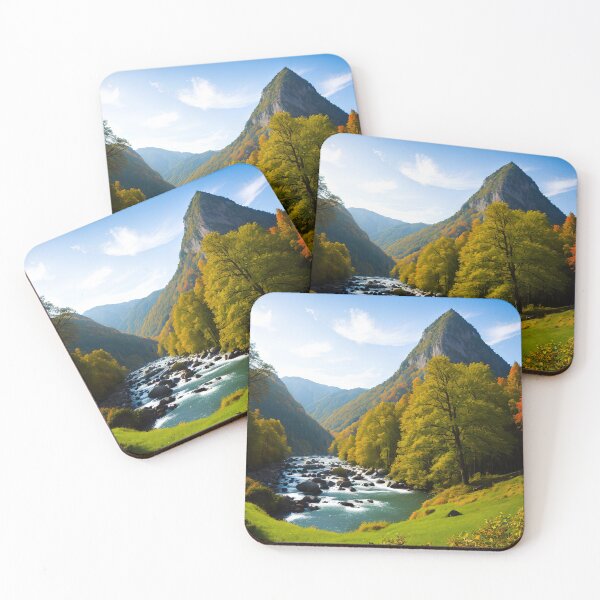 Item preview, Discover the Beauty of the Mountains and Rivers in this Landscape Artwork designed and sold by D3monic.