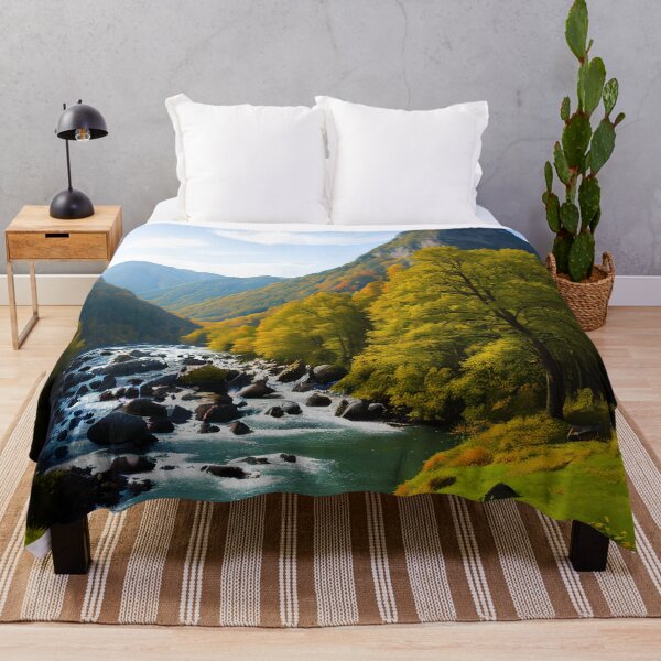 Item preview, Discover the Beauty of the Mountains and Rivers in this Landscape Artwork designed and sold by D3monic.