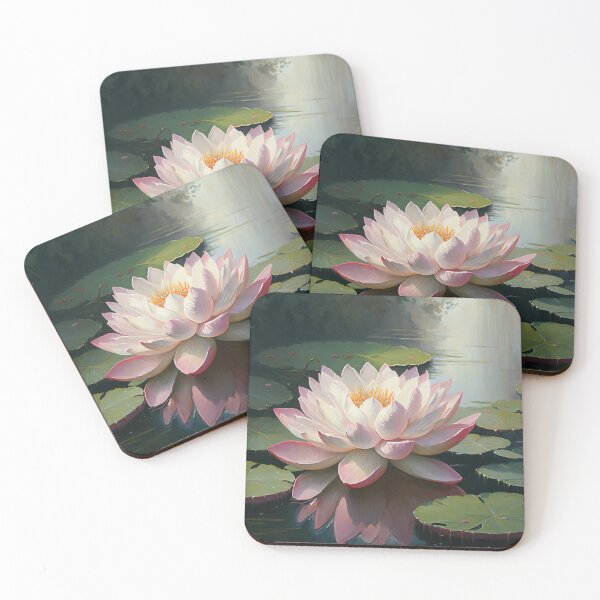 Item preview, Lotus in Bloom at Tranquil Lake designed and sold by unusualstandout.