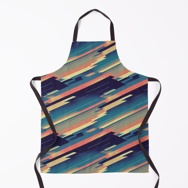 Item preview, Patrón de estilo Chillwave 80s en azul amarillo y rosa designed and sold by Fine Prints.
