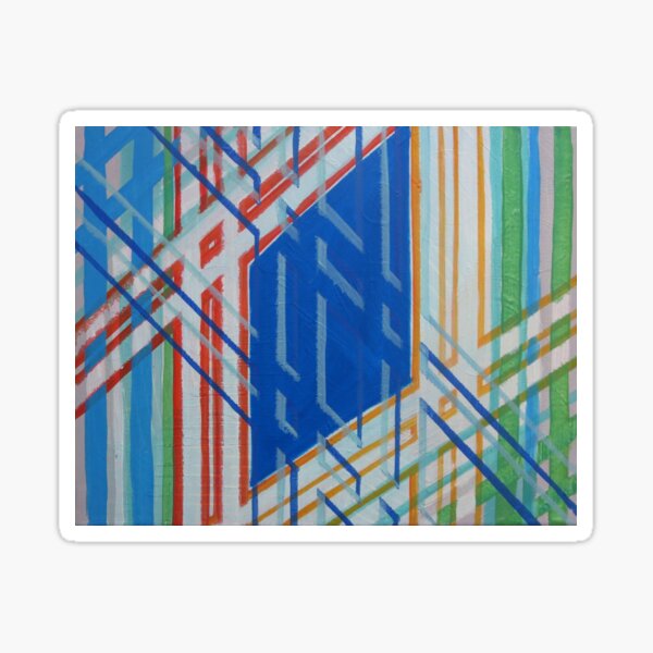 Diamonds&Stripes Sticker