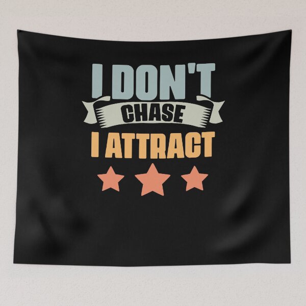 Item preview, Retro Positve Energy Manifestation I Don't Chase I Attract designed and sold by Nessshirts.