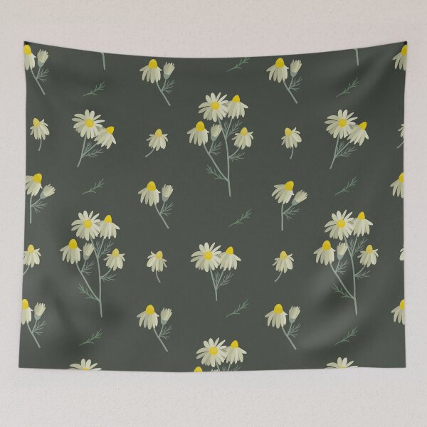 Item preview, Seamless pattern twig of chamomile, daisies designed and sold by Nattalu.