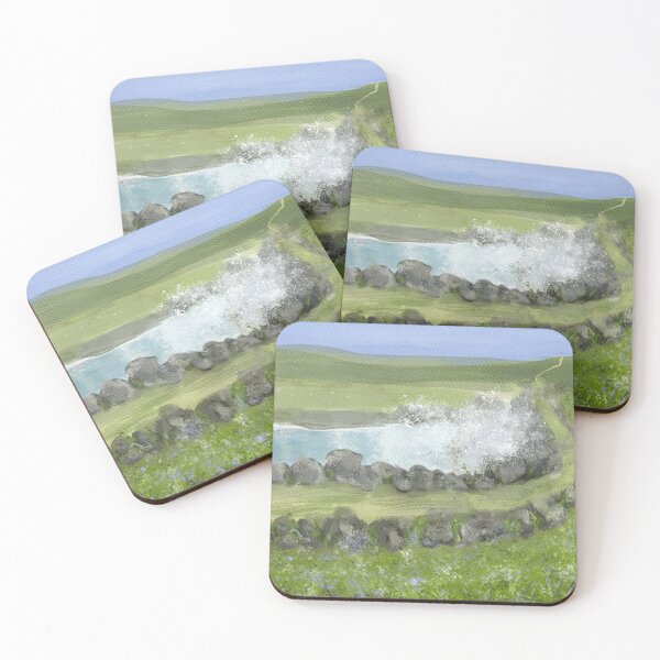 Item preview, Wild Flowers By The Sea  Painting designed and sold by Clare Walker.