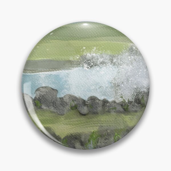Item preview, Wild Flowers By The Sea  Painting designed and sold by Clare Walker.