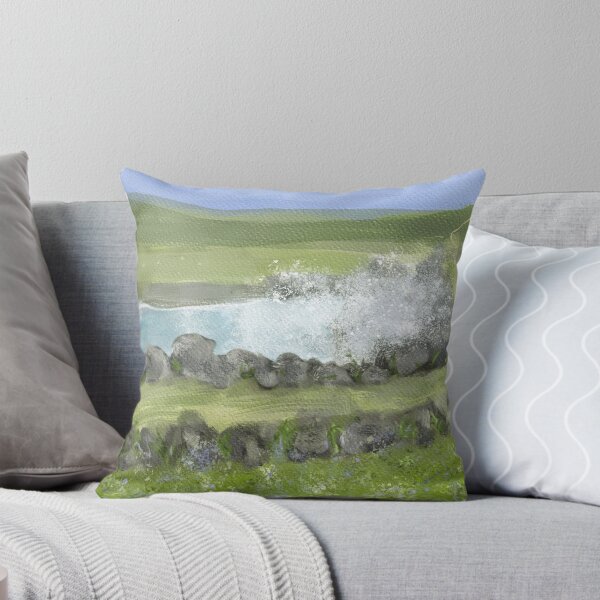 Item preview, Wild Flowers By The Sea  Painting designed and sold by Clare Walker.