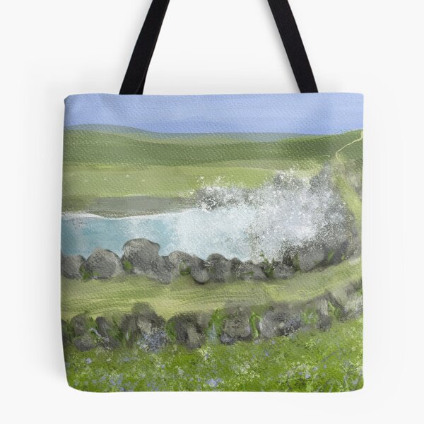 Item preview, Wild Flowers By The Sea  Painting designed and sold by Clare Walker.