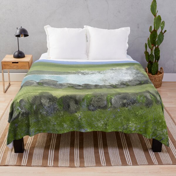 Item preview, Wild Flowers By The Sea  Painting designed and sold by Clare Walker.