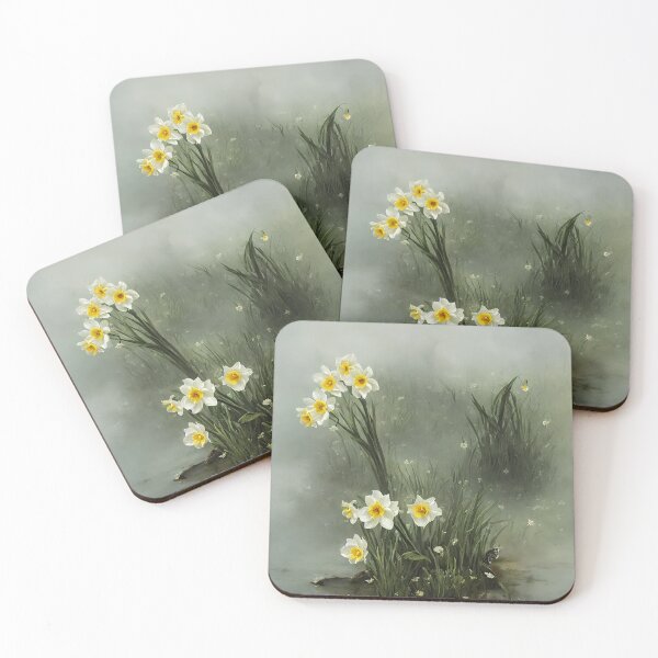 Item preview, Narcissus Flowers for December designed and sold by FamiliarPufferfish.