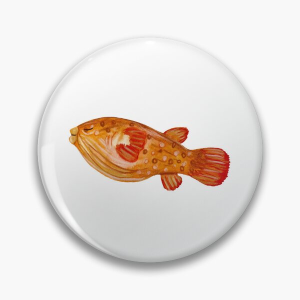 Item preview, Fish red ocean sea life watercolor illustration designed and sold by Yana Mustafina | Boho Soulful Designs.