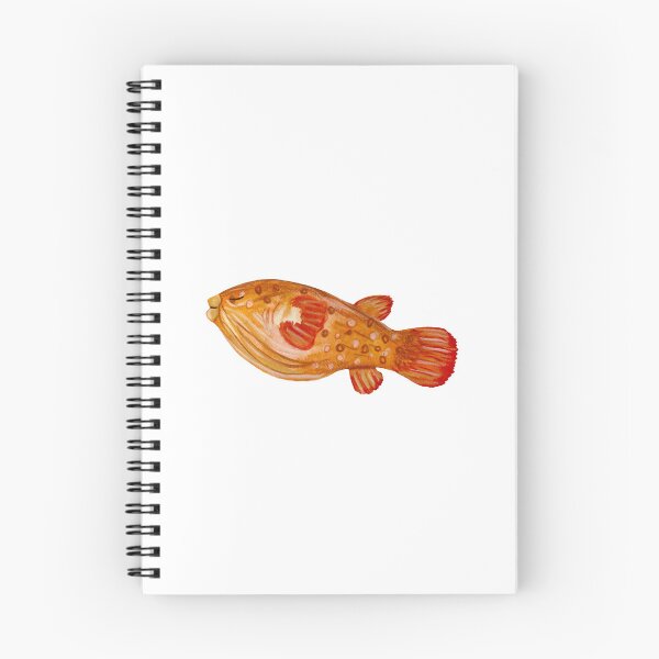 Item preview, Fish red ocean sea life watercolor illustration designed and sold by Yana Mustafina | Boho Soulful Designs.