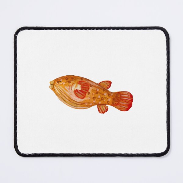 Item preview, Fish red ocean sea life watercolor illustration designed and sold by Yana Mustafina | Boho Soulful Designs.