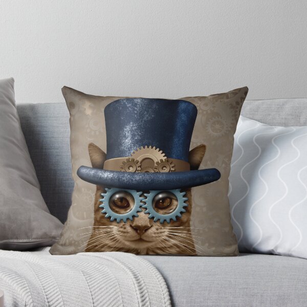 Item preview, Steam Punk Vintage Cat designed and sold by lightidea.