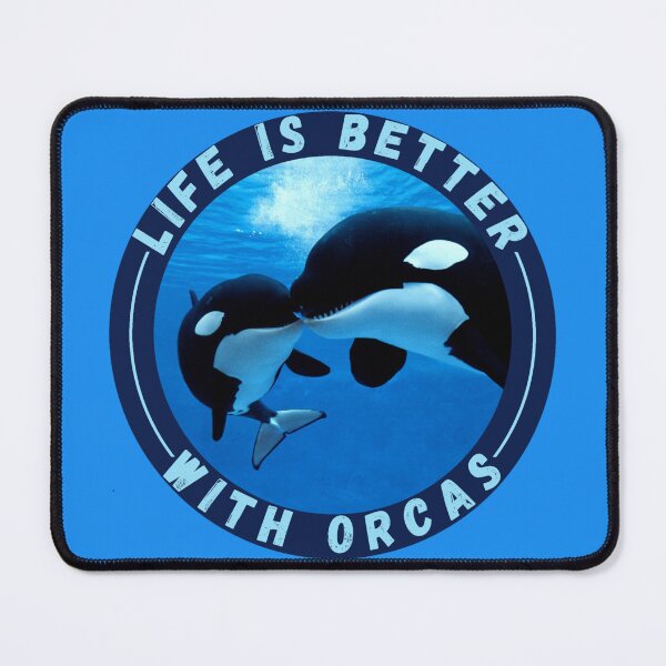 Item preview, Life Is Better With Orcas , new design designed and sold by Robo-toons.
