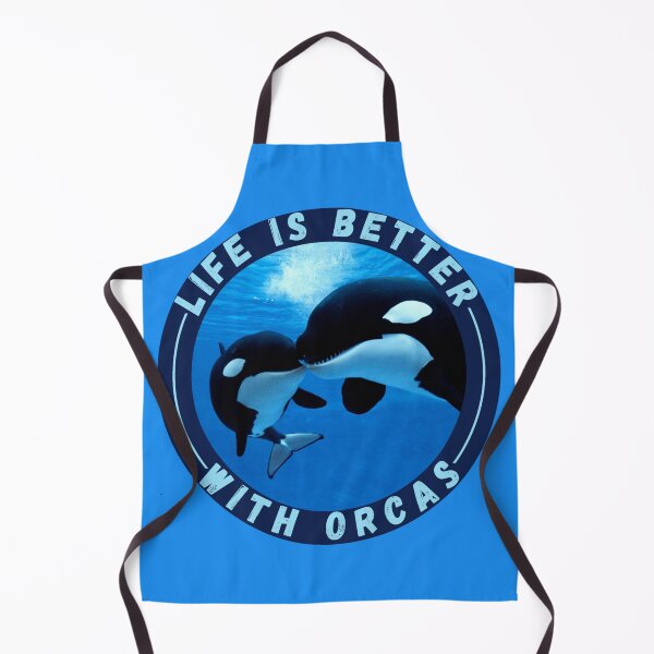 Item preview, Life Is Better With Orcas , new design designed and sold by Robo-toons.