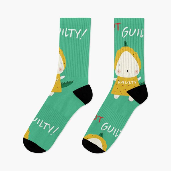 Item preview, Faulty But Not Guilty | Cute Baby Crocodile | Bright Colors | Childlike Design | Whimsical Illustration | Playful Text | Unique Artwork | Charming Animal Design | Cartoon Reptile designed and sold by ArtPowTech.
