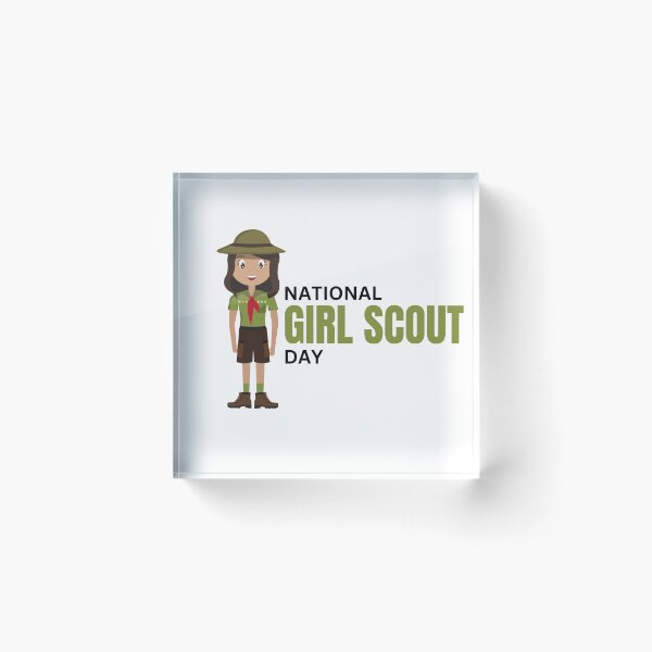 Item preview, national girl scout day designed and sold by xkiyal Art.