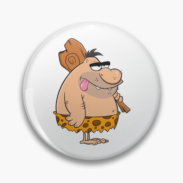 Item preview, Stupid Caveman Cartoon Character designed and sold by HitToon.