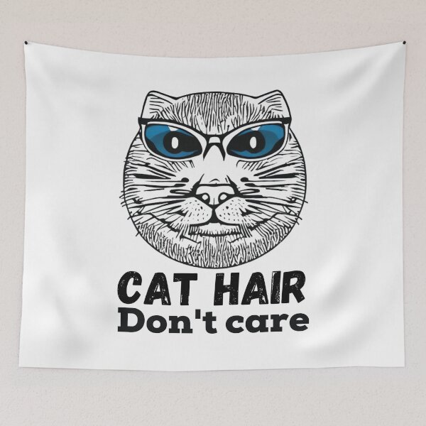 Item preview, Cat hair, don't care - Cattitude - Understanding Your Feline Friend designed and sold by WBP Mart.