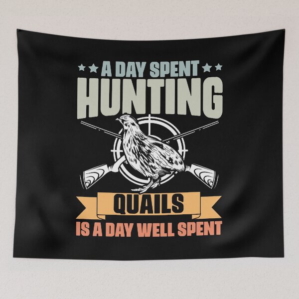 Item preview, A Day Spent Hunting Quails Retro Quail Season Quail Hunters designed and sold by Nessshirts.