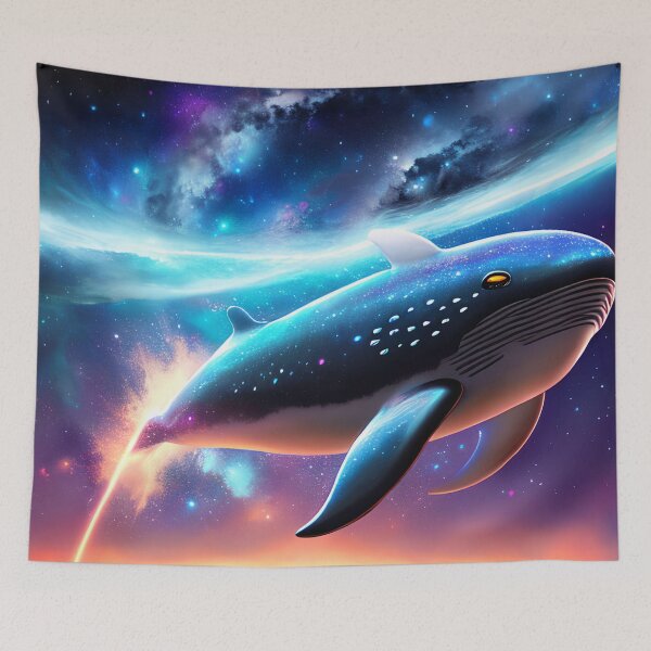 Item preview, Into the Depths of Space: An Enchanting Whale Encounter designed and sold by D3monic.