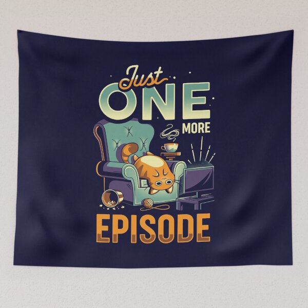 Item preview, Chonky TV Addict - Couch Potato Cat designed and sold by Snouleaf.