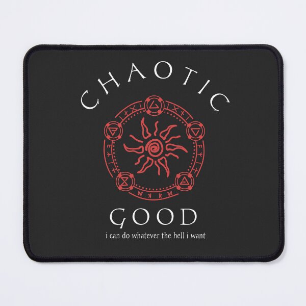 Item preview, Chaotic Good, I Can Do Whatever The Hell I Want, Red Pentagram Theme designed and sold by Axel Christian.