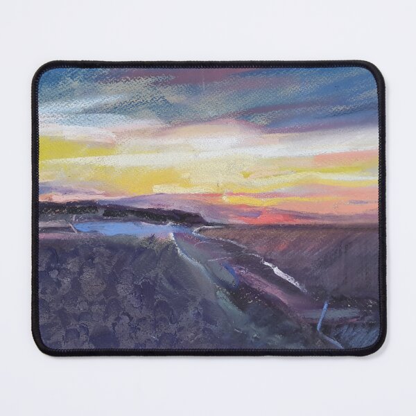 Item preview, Sunset at Sandsend beach, Whitby, mixed media designed and sold by Duncan Wilson.