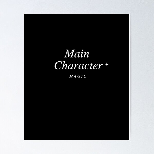 Item preview, Main Character Magic Minimalist Design Statement  designed and sold by florencethefool.