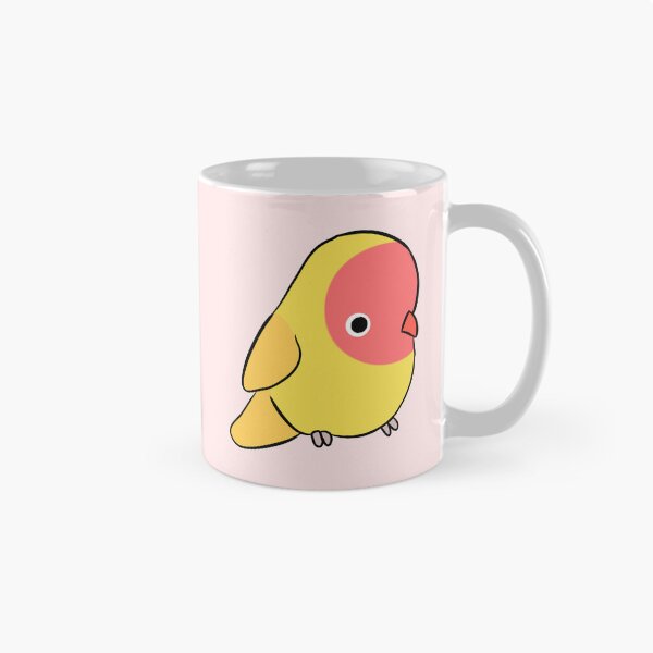 Artikelvorschau, Niedliche gelbe Lovebird-Illustration entworfen und verkauft von Yarafantasyart.
