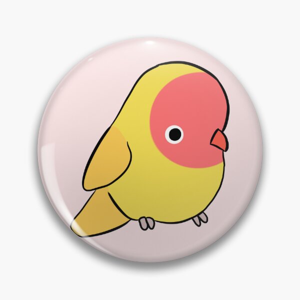 Item preview, Cute yellow Lovebird illustration  designed and sold by Yarafantasyart.