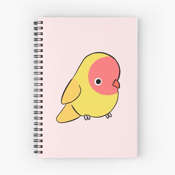 Item preview, Cute yellow Lovebird illustration  designed and sold by Yarafantasyart.