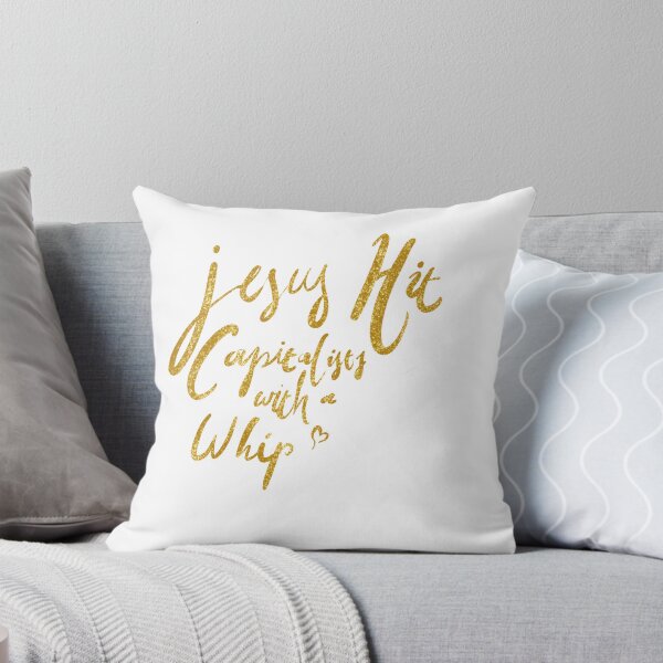 Item preview, Jesus Hit Capitalists With A Whip designed and sold by Christopher Ackerman.