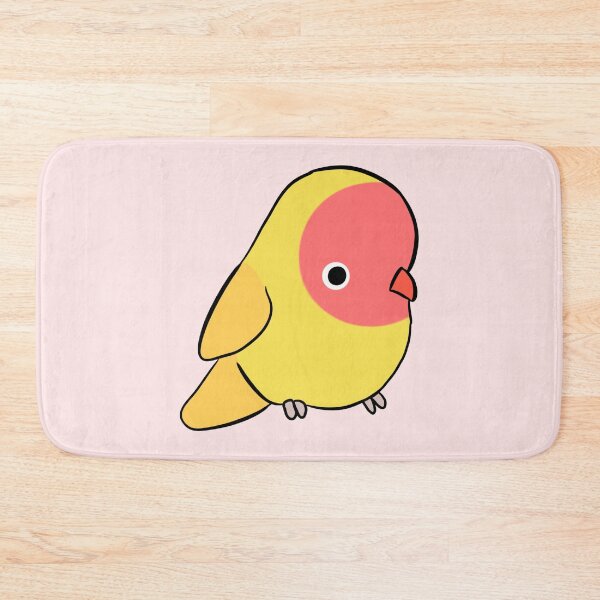 Artikelvorschau, Niedliche gelbe Lovebird-Illustration entworfen und verkauft von Yarafantasyart.