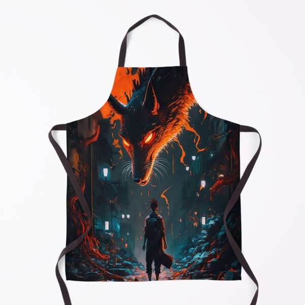 Item preview, Kitsune Demon Surreal Painting Portrait #7 designed and sold by Artistic Pandas.