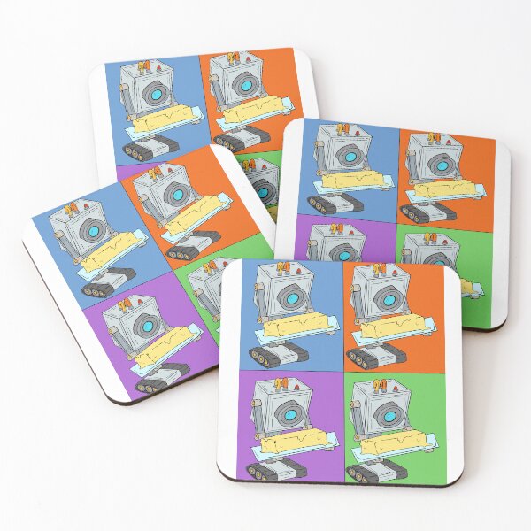 Item preview, Butter Robot In Color Squares  designed and sold by missmann.